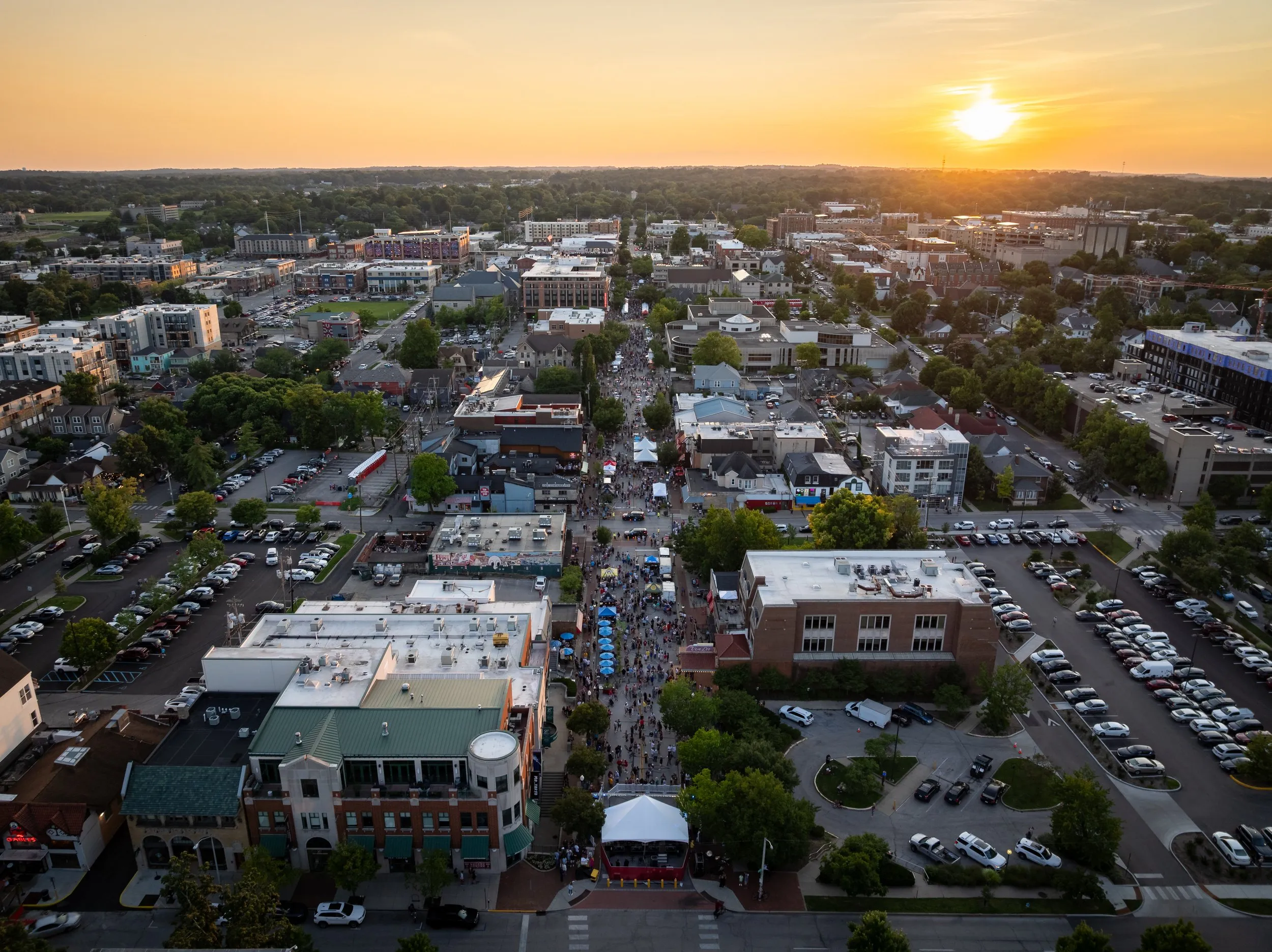 Taste Of Bloomington Drone Photos — photograph by Alex Kumar (August 2025)